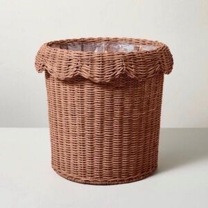 Large Scalloped Rattan Planter Basket - Hearth & Hand™ with Magnolia